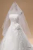 Cheap Discount White Ivory Bridal Veils High Quality Wedding Accessories with Pearls layer Scallop Edge Romantic Wedding Veil Elbo6487820