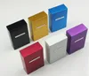 Free shipping wholesalers new 10pcs Aluminum 20 loading Creative / magnet bonding metal cigarette flip, color random delivery