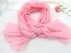 170*90cm Women Sexy Fashion Pure Linen Fold Long Big Shawl Cheap Multicolor Punk Scarf Wraps 20Pcs/Lot