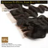 Free/Middle/3 Part Brazilian Body Wave Lace Closure Grade 6A Virgin Brazilian Human Hair Closure Cheap Lace Top Closures Size 4"x4"