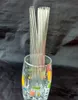 free shipping new Thick transparent glass pipe , glass Hookah / glass bong parts, length 20cm, spot sales