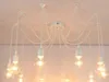 Retro chandelier E26 E27 spider lamp pendant bulb holder Edison diy lighting lamps lanterns accessories messenger wire exclude bulbs ship