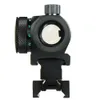 Mirino tattico Reflex Red Green Dot con doppio supporto per binario ad alto / basso profilo