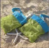 Hübschbaby sand weg baby strand shell aufbewahrungsbeutel kinder tragen schätze spielzeug mesh tous toute taschen taschen pt0259 #