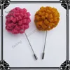 Felt blommor lapel pin brosch pins 20st / lot 12color för ditt val gratis frakt