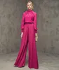 Vestidos Formale zawsze ładne dwupoziomowe imperium matka panny młodej pant garnitury wysokie kołnierz Lady Suit Suits Vestido de Madrinha2781