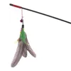 Petkvalitet Pet Cat Toy Cute Design Bird Feather Teaser Wand Plast Toy For Cats Color Multi Products For Pet G1116280H