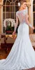 Full Lace Wedding Dresses Sheath Formal Long Sleeves Bridal Gowns With Beading Beads V Neck Covered Button Lace Train