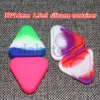 2016 Hot Selling Nonstick Triangle Silicone Wax Container Box 1.5ml Silikonburkar Torr ört Vaxlåda Container DAB Fri frakt