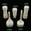 1pcs MOQ 14mm/18mm domeless Ceramic Nails with male/female glass female joint, made of ceremic vs titanum nail Domeless Ceramic Nail