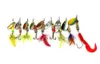 Hengjia 29pcs Spinners Fishing Lure Mixed color/Size/Weight 3~10G Metal Spoon Lures hard bait fishing tackle Atificial bait free shpping