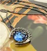 Vampire Diaries Gemstone Necklace Curved Moon Sweater Meniscus Star Chain Brand New Good Quality Free Shipping