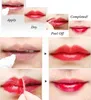 DHL Free 576 Pz / lotto Lip Gloss Peel-off rossetto Dura per 24 ore Magic Lip Tattoo Rossetto Impermeabile Idratante Balsamo per le labbra 6 colori