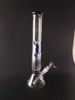 High: 37 cm Bongs Bongs Tanie na sprzedaż Szklany Bong z Preclanatory Palenie Rury White Jade Grube Szkło Bong