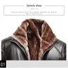 Hurtownia Zhangchunhua Winter Skórzana Kurtka 2017 Męskie Kurtki Modne Zipper Faux Fur Mężczyźni Wysokiej Jakości Płaszcz Plus Rozmiar 100 kg