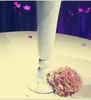 Vaso da fiori in metallo bianco per la decorazione all'ingrosso