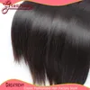 6 sztuk / partia Dwudni Brazylijski Włosy Wener Natural Black Virgin Human Hair Extension Greakry Factory Outlet Silky Proste Włosy Splot