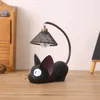 Zakka gato mágico mercearia Nightlight Início Mobiliário ornamentos de artesanato criativo de resina