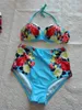 مثير عالية مخصر ملابس السباحة الوطنية زهرة الصين المطبوعة monokini رفع الشاطئ يغطي يصل ملابس السباحة الاستحمام