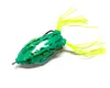 Hengjia Esca da pesca a rana morbida 6 colori 20 pezzi in silicone morbido con gonna Piuma Attrezzatura da pesca 5.5CM 12.5G 1 # Gancio per pollo