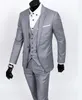 En stock Dernière Mens Costumes de mariage Version coréenne Slim Fit Groom Smokings Homme Business Costume décontracté Hommes Costumes Costumes de bal classique