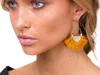 Moda Popularne Biżuteria Czeski Styl Wentylator Kształt Kształt Tassel Temperament Styl Retro Drobne kolczyki