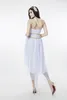 2021新しい到着アダルト女性ギリシャの女神のドレスホワイトセクシーなコスプレハロウィーン衣装ステージパフォーマンス服の熱い販売