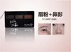 Rofessional 3 Color Eyebrow Pulver / Skugga Palette Ögonbryn Enhancer med Dubbelländig Brush Make Up Eyebrow Gratis med DHL 6969