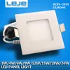 kare AC85 paneli ışığı 2015 led lambalar 265V led downlight 3w 4w 6w 9w 12w 15w 25W Painel ev için led ışıklar de