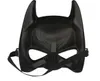 2016 Hot Sprzedaż Czarny Pół Twarzy Maski Batman Ballo W Maschera Makijaż Makijaż Makeup Chłopcy Maska 30 sztuk / partia