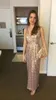 Sequined Gold Country Bridesmaid Dresses Sexy V Neck Maid Of Honor Dresses Long Pleat Cheap Bridesmaid Robes Plus Size Maternity Dresses