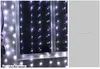 10 متر × 3 متر 1000led 1000 10 * 5 متر 1600led الستار أضواء عيد الميلاد سلسلة عيد الميلاد سلسلة الجنية الزفاف ستارة أضواء ضوء مصباح الإضاءة freeshipping