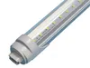 R17D T8 LED-rörlampa 8FT 45W 2,4M Fluorescerande lampa Roterande SMD2835 192LEDS 4800LM 85-265V Frostat / Klar täckrör