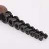 100pcslot mix 210mm stainless steel screw black ear plug flesh tunnel piercing body jewelry5617062