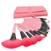 Conjunto de pincéis de maquiagem profissional, 24 peças, encantador, rosa, cosméticos, sombra, kits de maquiagem 2995840