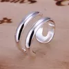 Gioielli in argento 925 di alta qualità 9 stili scegli 30 pz / lotto Anello aperto Affascinanti donne ragazze anelli fing anelli in stile classico