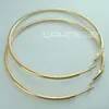 Lady i Girls 18 K 18CT Eleganckie kolczyki Hoop E173