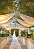 Tule decorações casamento cadeira covers countdrops backdrops casamento pew decorações arco feito sob encomenda frete grátis 150cm largura 100mters longo