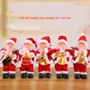 زينة عيد الميلاد الجديدة للمنزل الرقص الغناء سانتا كلوز الكهربائية لعب عيد الميلاد زخرفة حزب ديكور