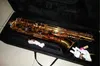 Commercio all'ingrosso- MADE IN CHINA NUOVO Sassofono sax baritono basso Baritono Mark Mk color oro per spedizione gratuita