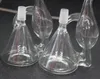 5sets/lot Mini Beaker Recycler Glass Bong Hand Blown Unique Design Small Water Pipe 6 inch Oil Rig Bubbler Sale Delicate Appearance