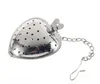 500pcs/lot Stainless Steel Heart Shape Tea Infuser Strainer Filter Loose Leaf