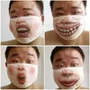 Rolig 4 Färguttryck Dammmaske Maskmask Emotion Mouth-Muffle Vinter Bomull Dammmask Unisex Anti-Dust Face Masks OUC2105