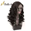 Cabelo humano Cabelo peruano de renda cheia onda solta onda molhada e ondulada perucas frontais Big Bouncy Curl