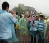 Plastic One-time Raincoat Fashion Hot Disposable PE Raincoats Poncho Rainwear Travel Rain Coat Rain Wear 2000PCS HK28