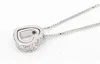 Ketting Hangers Mode Womens Hart Crystal Charm Hanger Collier Verzilverd Sieraden Kettingen Kettingen