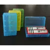 Draagbare 18650 Batterij Opbergdoos Plastic Batterij Case Dooshouder Opslag Container Pack 2 * 18650 of 4 * 18350 CR123A 16340 Batterij