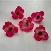 7C available Artificial silk Poppy Flower Heads for DIY decorative garland accessory wedding party headware