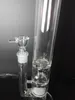 H: 40 cm Bongs Tanie na sprzedaż Darmowa Wysyłka Platory Oil Glass Water Bong Z Potrójnymi Płaszczem Palenia Palenie Nargi