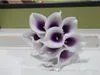 Toppkvalitet 1Pack / Parti 100pcs Real Touch Lily Calla Pvc Artificial Flower Buketter Hem Bröllop Bröllop Inredning Många färger